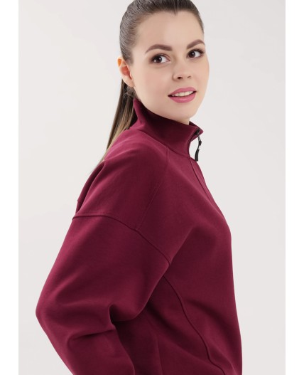 CLE LH15-100 Джемпер жен., т.бордовый