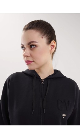 CLE LJ15-100 черн Куртка жен., чёрный