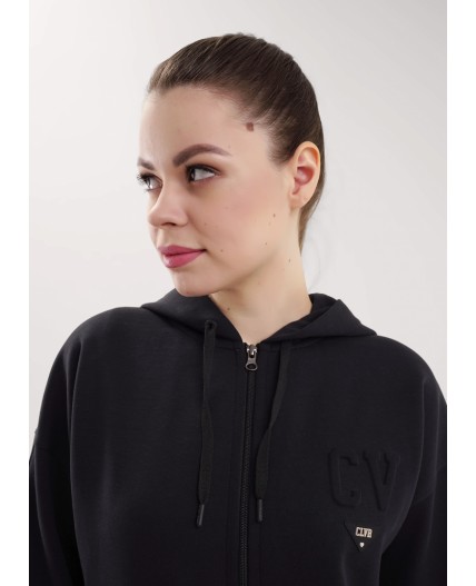 CLE LJ15-100 черн Куртка жен., чёрный