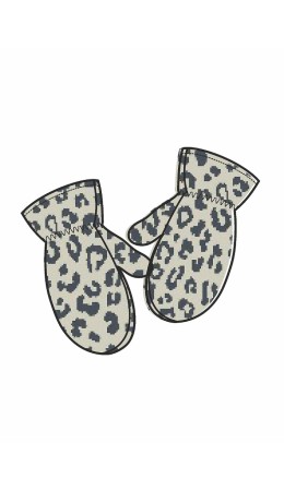 CLE Варежки дет. 425978лн, бежевый/т.серый