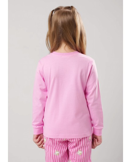 CLE Пижама дев. 903611кд_п, розовый/молочный