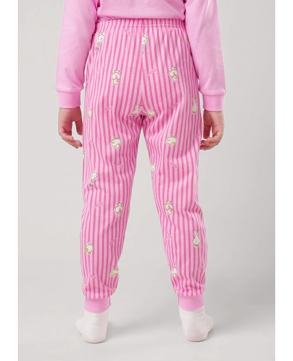 CLE Пижама дев. 903611кд_п, розовый/молочный