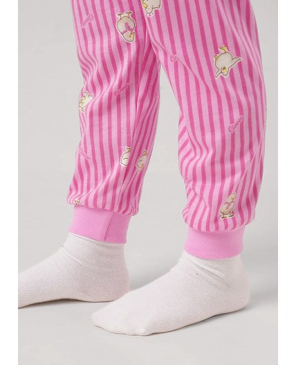 CLE Пижама дев. 903611кд_п, розовый/молочный