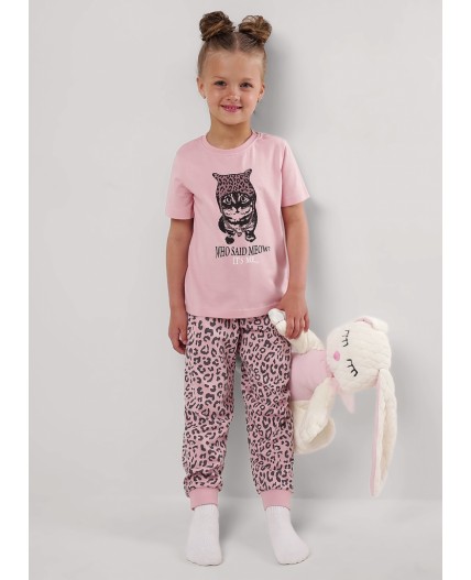 CLE Пижама дев. 909495кд_п, св.розовый