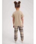 CLE Пижама дев. 909495кд_п, бежевый