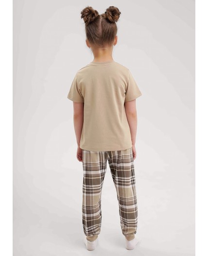 CLE Пижама дев. 909495кд_п, бежевый
