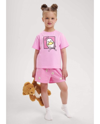 CLE Пижама дев. 909527кд_п, св.розовый
