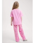 CLE Пижама дев. 909529кд_п, розовый/молочный