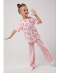 CLE Пижама дев. 909568кд_п, св.розовый