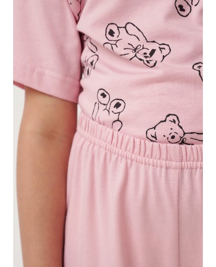 CLE Пижама дев. 909568кд_п, св.розовый