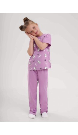CLE Пижама дев. 909568кд_п, св.фиолетовый