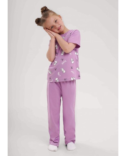 CLE Пижама дев. 909568кд_п, св.фиолетовый