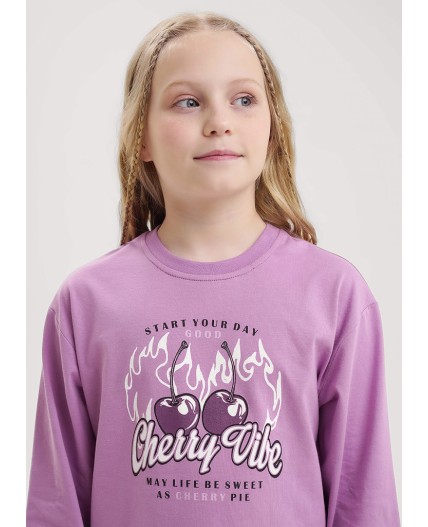 CLE Пижама дев. 909569кд_п, св.фиолетовый