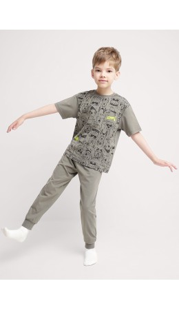 CLE Пижама мал. 909557кд_п1, хаки