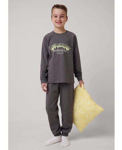 CLE Пижама мал. 909571кд_п, т.серый