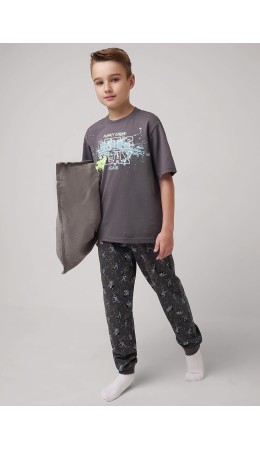 CLE Пижама мал. 909573кд_п, т.серый