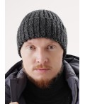CLE Шапка 453812ап, меланж серый/чёрный