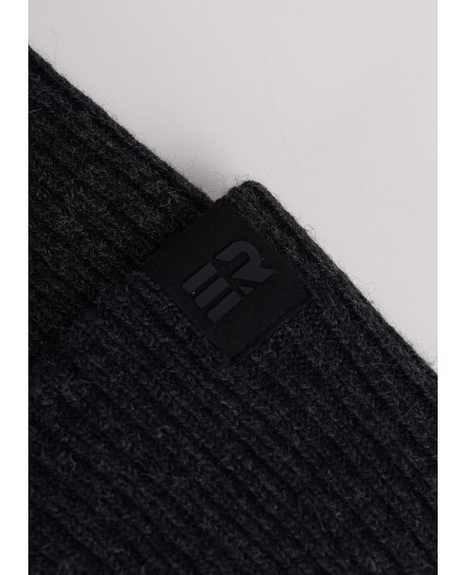 CLE Шапка 454156аш, меланж т.серый