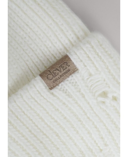 CLE Шапка 454392ап флис, белый