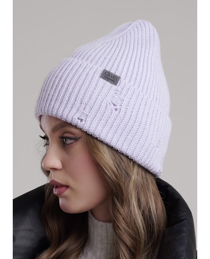 CLE Шапка 454392ап флис, св.сиреневый