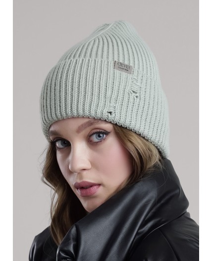 CLE Шапка 454392ап флис, св.зелёный