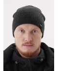 CLE Шапка 454434аш, меланж т.серый