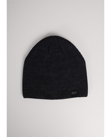 CLE Шапка 454434аш, меланж т.серый