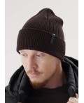 CLE Шапка 454515вн, т.коричневый/чёрный