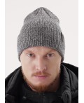 CLE Шапка 454515вн, меланж серый/чёрный