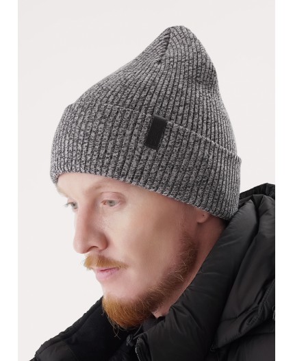 CLE Шапка 454515вн, меланж серый/чёрный