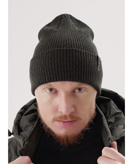 CLE Шапка 454515вн, т.хаки/чёрный