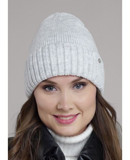 CLE Шапка 454524ап, меланж св.серый