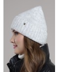 CLE Шапка 454524ап, меланж св.серый
