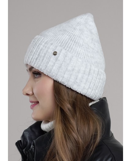 CLE Шапка 454524ап, меланж св.серый