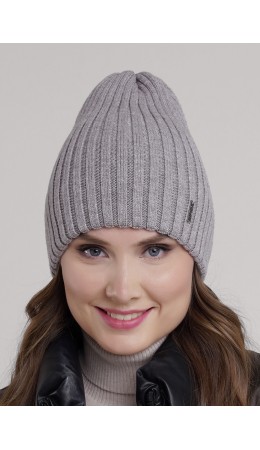 CLE Шапка 604150вн, меланж серый
