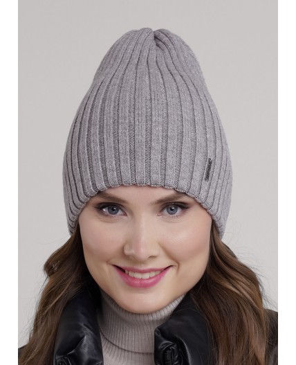 CLE Шапка 604150вн, меланж серый