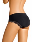 CLE C966к Трусы жен.Кружево хлопок, чёрный