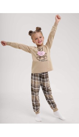 CLE Пижама дев. 903611кд_п, бежевый