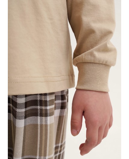 CLE Пижама дев. 903611кд_п, бежевый