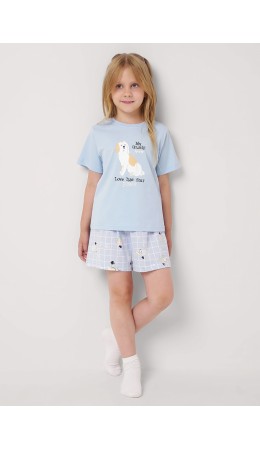 CLE Пижама дев. 909527кд_п, голубой