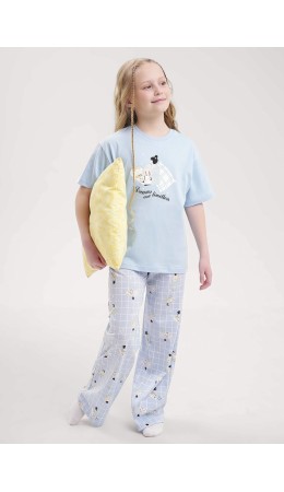 CLE Пижама дев. 909529кд_п, голубой