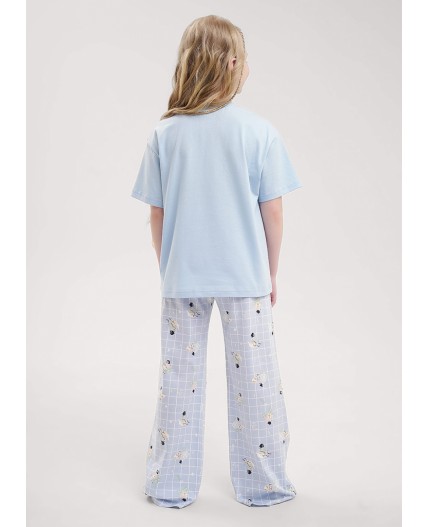 CLE Пижама дев. 909529кд_п, голубой
