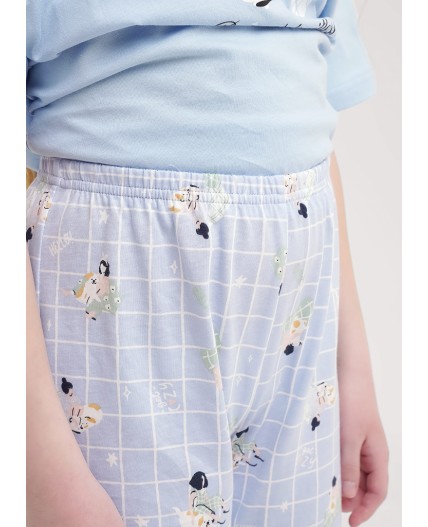 CLE Пижама дев. 909529кд_п, голубой