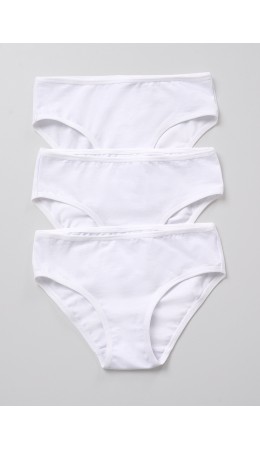 CLE Трусы дев(набор) GC5565 3 шт, белый