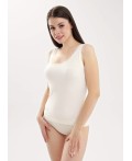CLE LM025 Майка жен. База кашкорсе, молочный