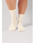 CLE Носки жен.Д2502 fashion база хл+эл, молочный