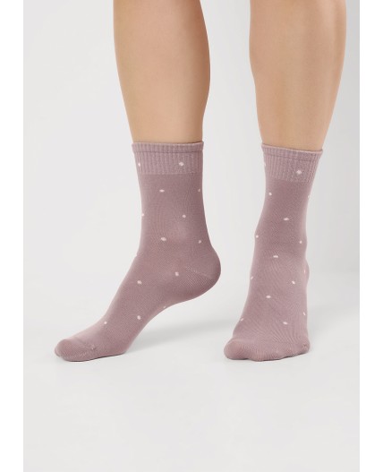 CLE Носки жен.Д2503 fashion база хл+эл, т.бежевый