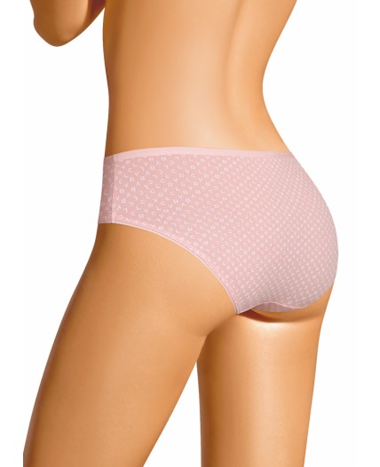 CLE B1186 Трусы жен. Селена, розовый/молочный
