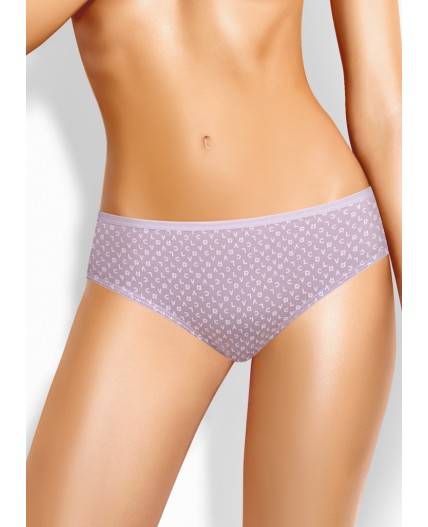 CLE B1186/1 Трусы жен. Селена, св.сиреневый/молочный