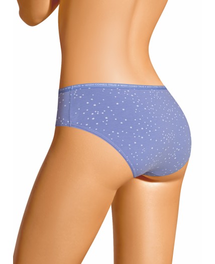 CLE B1186/5 Трусы жен. Селена, фиолетовый/молочный